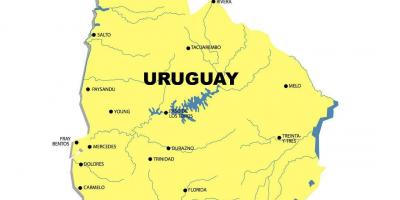 Kaart Uruguay jõe